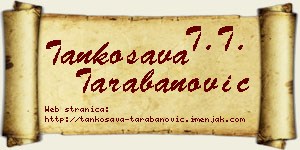 Tankosava Tarabanović vizit kartica